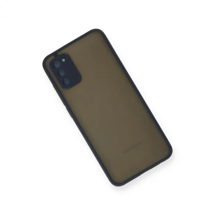 Samsung Galaxy A02s Kılıf Montreal Silikon Kapak - Lacivert