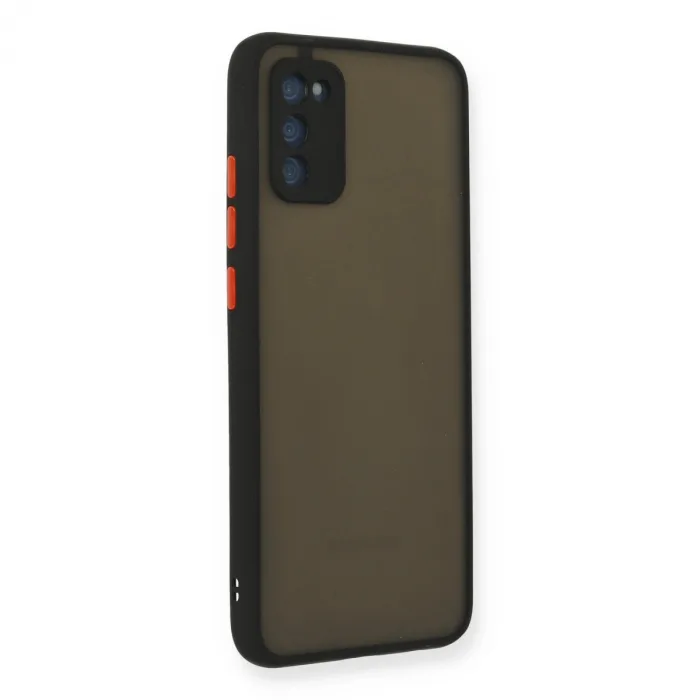 Samsung Galaxy A02s Kılıf Montreal Silikon Kapak - Siyah