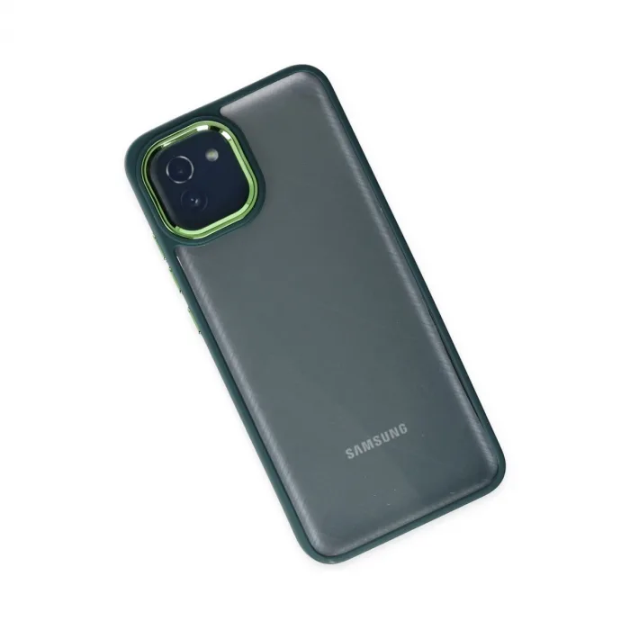 Samsung Galaxy A03 Kılıf Dora Kapak - Haki Yeşil
