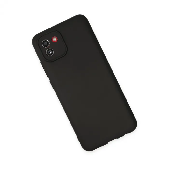 Samsung Galaxy A03 Kılıf First Silikon - Siyah