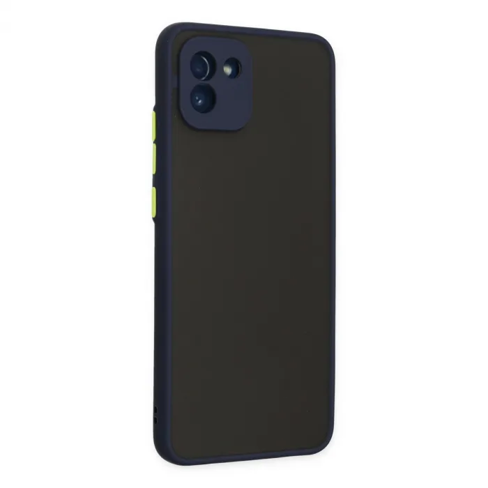 Samsung Galaxy A03 Kılıf Montreal Silikon Kapak - Lacivert