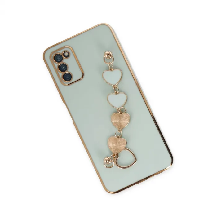 Samsung Galaxy A03s Kılıf Esila Silikon - Su Yeşili