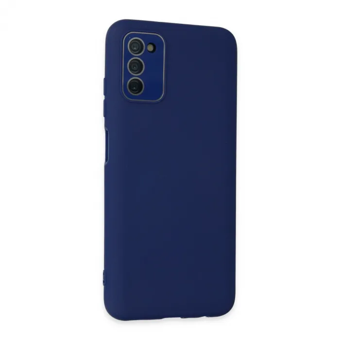 Samsung Galaxy A03s Kılıf Lansman Glass Kapak - Sky Blue