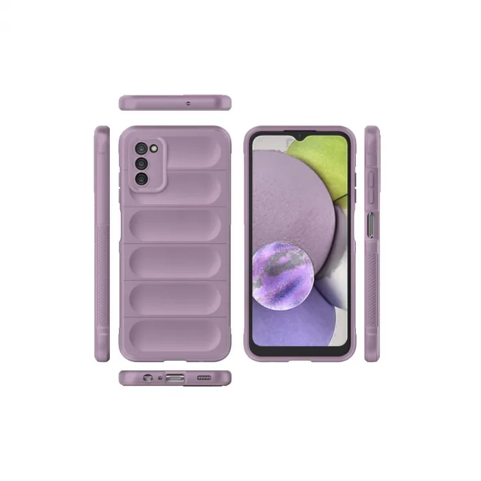 Samsung Galaxy A03s Kılıf Optimum Silikon - Mor