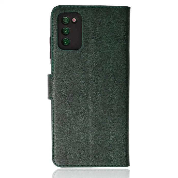 Samsung Galaxy A03s Kılıf Trend S Plus Kapaklı Kılıf - Yeşil