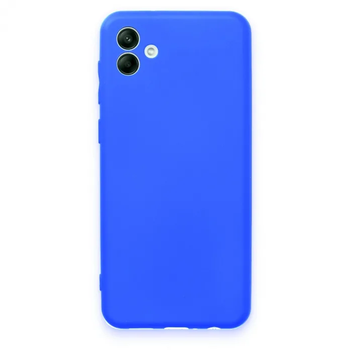 Samsung Galaxy A04 Kılıf First Silikon - Mavi