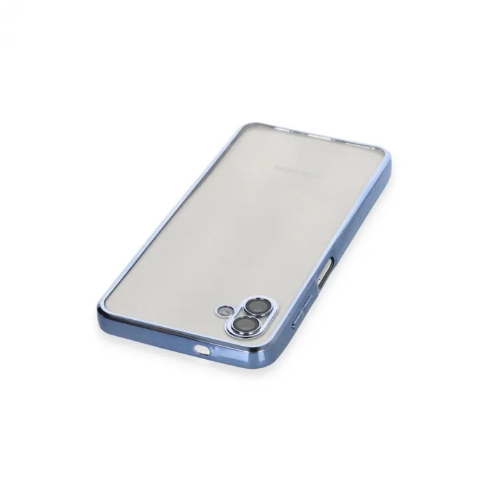 Samsung Galaxy A04 Kılıf Razer Lensli Silikon - Açık Mavi