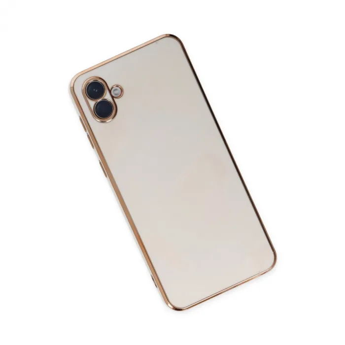 Samsung Galaxy A04 Kılıf Volet Silikon - Beyaz