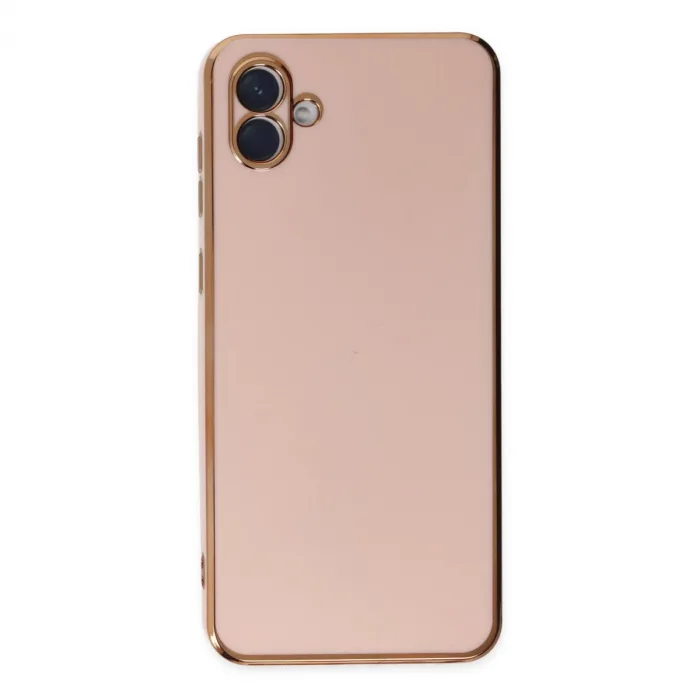 Samsung Galaxy A04 Kılıf Volet Silikon - Pembe