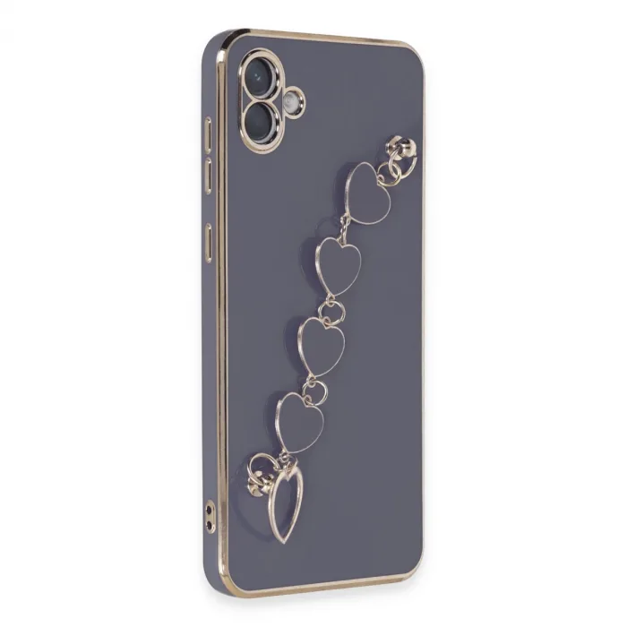 Samsung Galaxy A04e Kılıf Esila Silikon - Gri