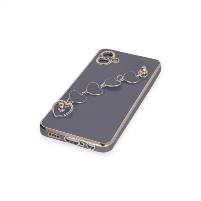 Samsung Galaxy A04e Kılıf Esila Silikon - Gri