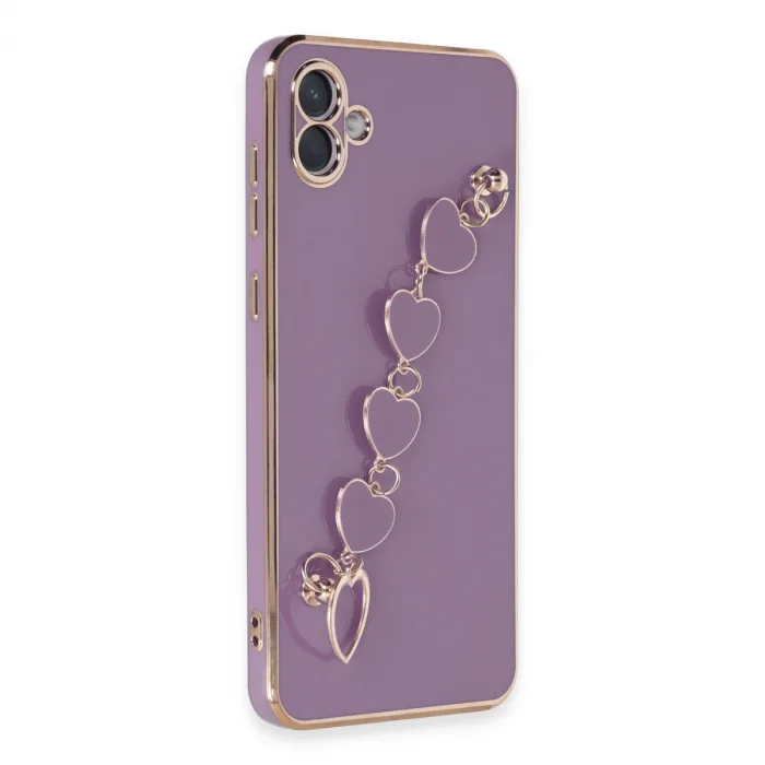 Samsung Galaxy A04e Kılıf Esila Silikon - Mor