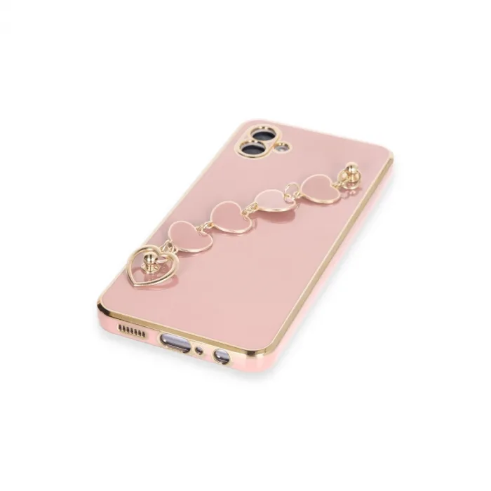 Samsung Galaxy A04e Kılıf Esila Silikon - Pudra