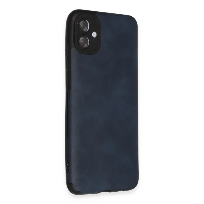 Samsung Galaxy A04e Kılıf Loop Deri Silikon - Lacivert