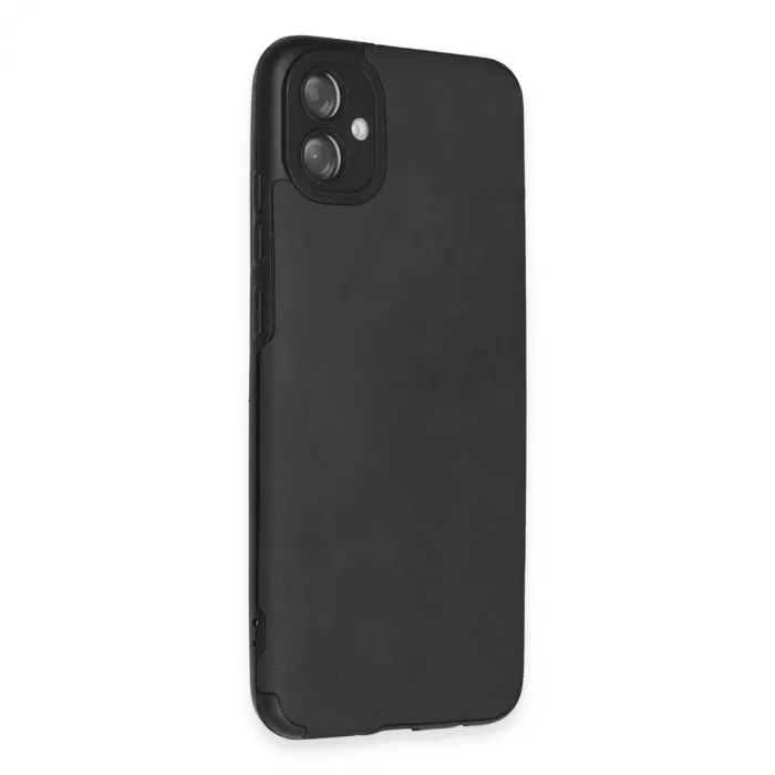 Samsung Galaxy A04e Kılıf Loop Deri Silikon - Siyah