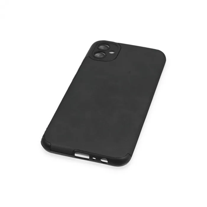 Samsung Galaxy A04e Kılıf Loop Deri Silikon - Siyah