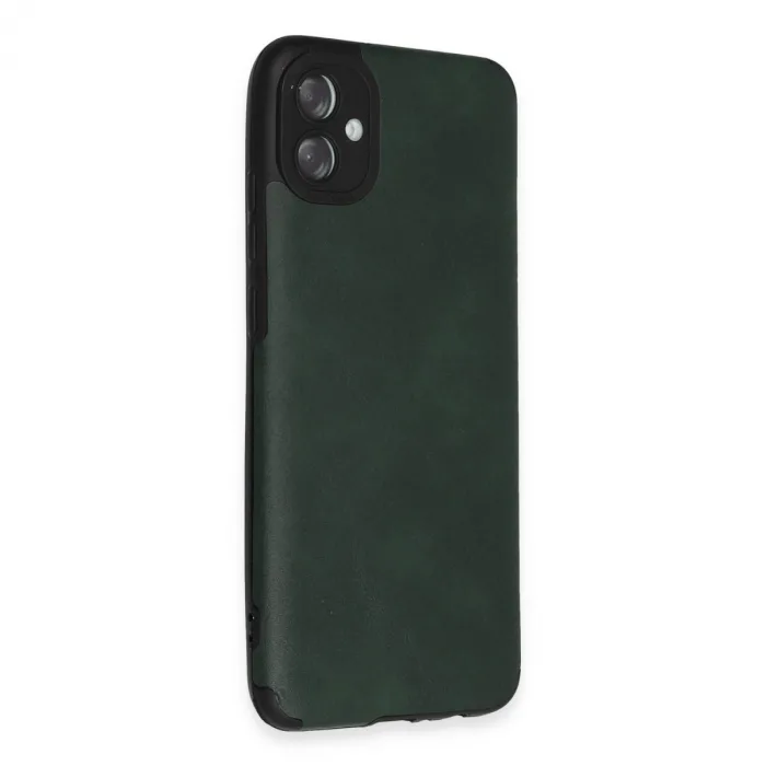 Samsung Galaxy A04e Kılıf Loop Deri Silikon - Yeşil