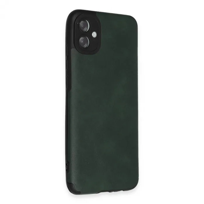 Samsung Galaxy A04e Kılıf Loop Deri Silikon - Yeşil