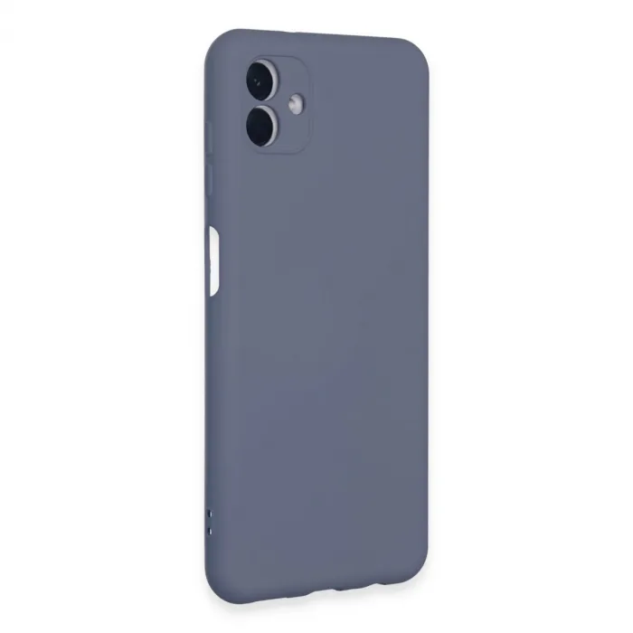 Samsung Galaxy A04e Kılıf Nano İçi Kadife Silikon - Gri