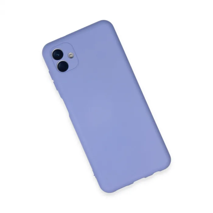 Samsung Galaxy A04e Kılıf Nano İçi Kadife Silikon - Lila