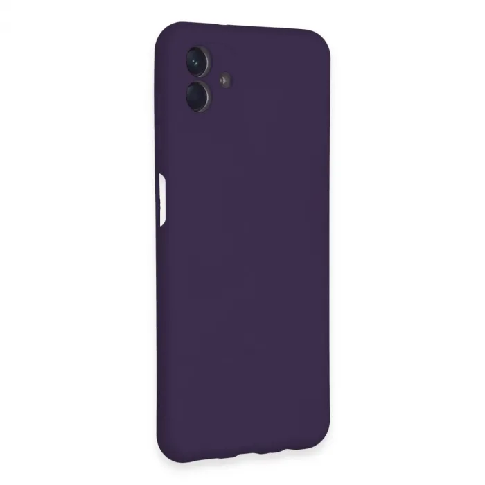 Samsung Galaxy A04e Kılıf Nano İçi Kadife Silikon - Mor