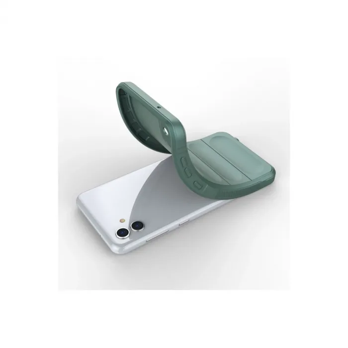 Samsung Galaxy A04e Kılıf Optimum Silikon - Koyu Yeşil