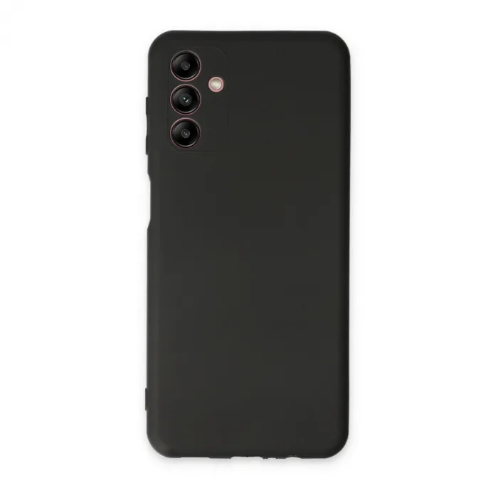 Samsung Galaxy A04s Kılıf First Silikon - Siyah