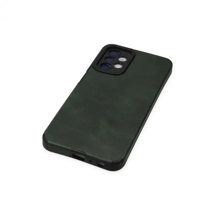 Samsung Galaxy A04s Kılıf Loop Deri Silikon - Yeşil