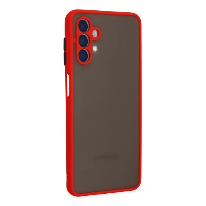 Samsung Galaxy A04s Kılıf Montreal Silikon Kapak - Kırmızı