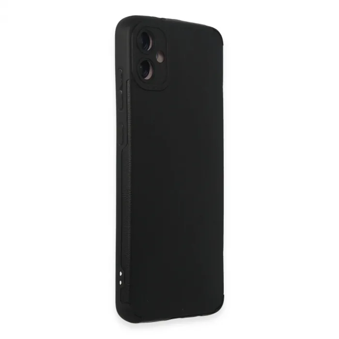 Samsung Galaxy A05 Kılıf Loop Deri Silikon - Siyah