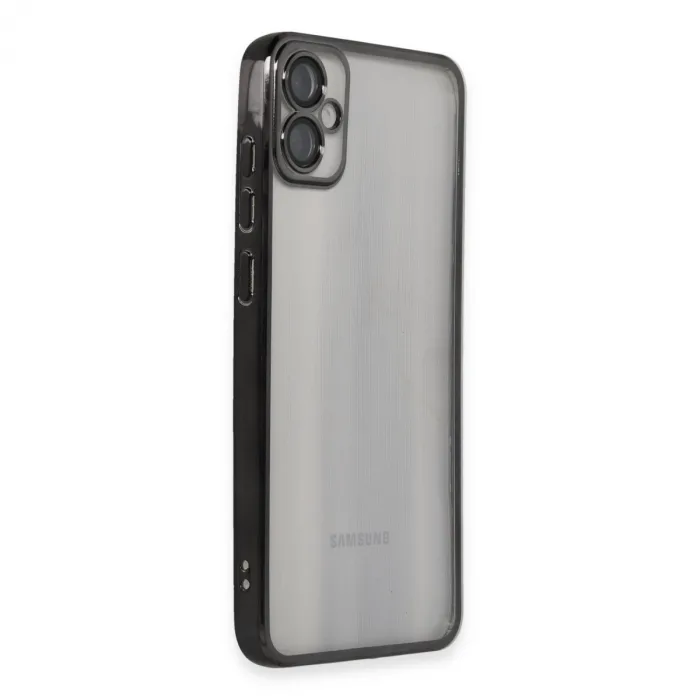 Samsung Galaxy A05 Kılıf Razer Lensli Silikon - Siyah