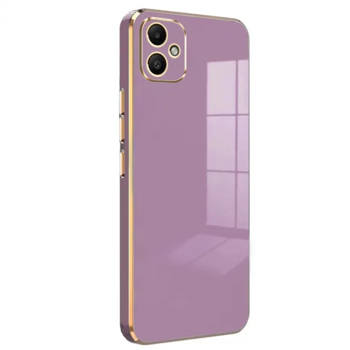 Samsung Galaxy A05 Kılıf Volet Silikon - Mor