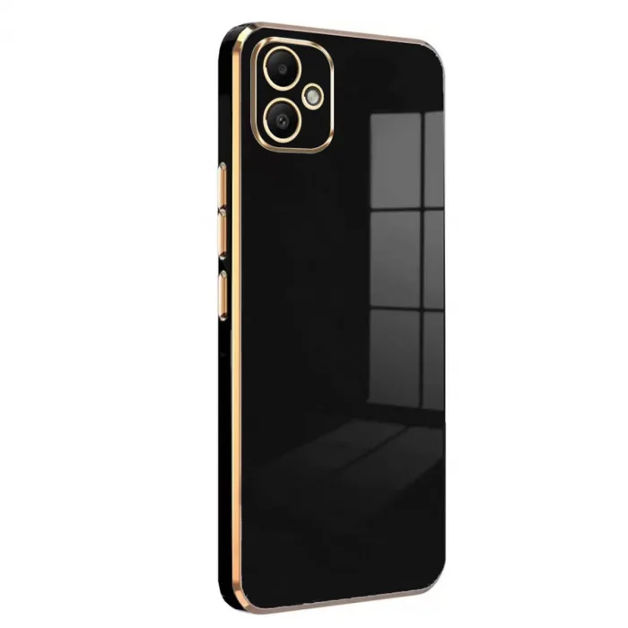 Samsung Galaxy A05 Kılıf Volet Silikon - Siyah