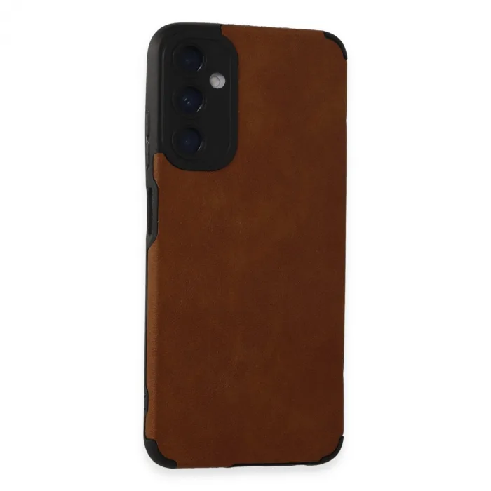 Samsung Galaxy A05s Kılıf Loop Deri Silikon - Kahverengi