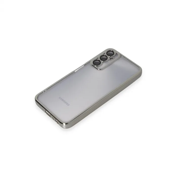 Samsung Galaxy A05s Kılıf Razer Lensli Silikon - Gümüş