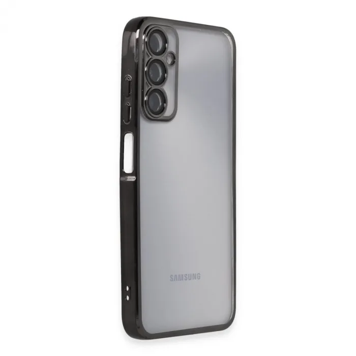 Samsung Galaxy A05s Kılıf Razer Lensli Silikon - Siyah