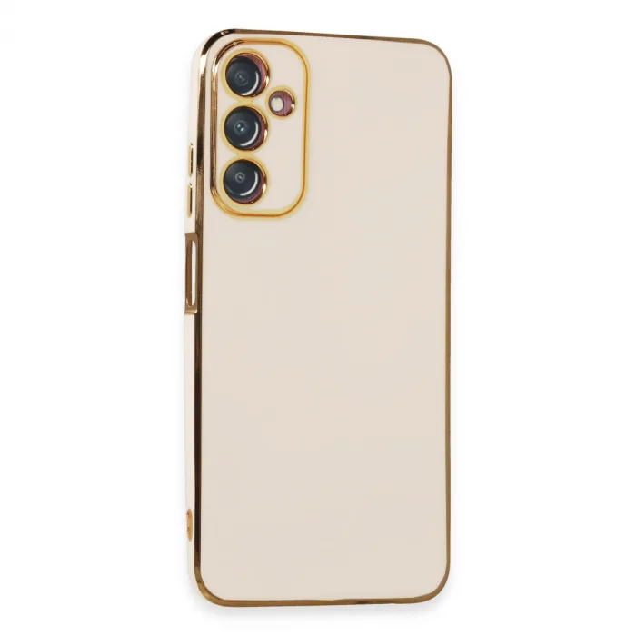 Samsung Galaxy A05s Kılıf Volet Silikon - Beyaz