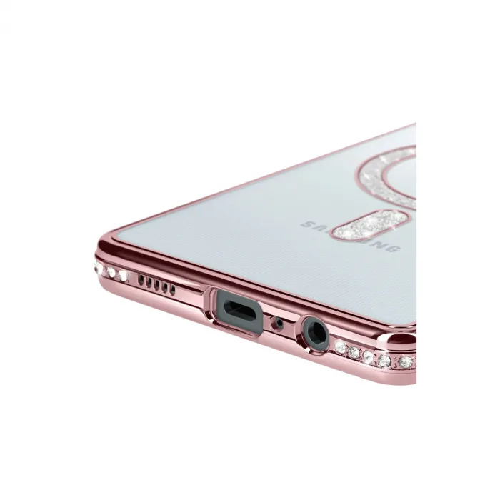 Samsung Galaxy A06 Joke Simli Magneticsafe Kılıf - Pembe