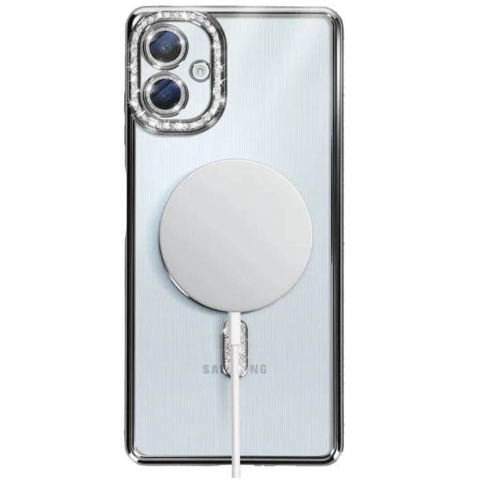 Samsung Galaxy A06 Joke Simli Magneticsafe Kılıf - Siyah