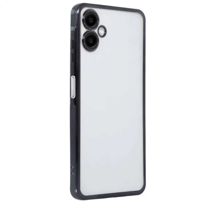 Samsung Galaxy A06 Kılıf Razer Lensli Silikon - Siyah