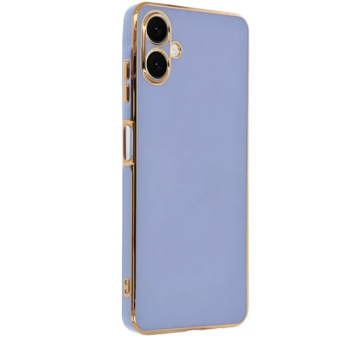 Samsung Galaxy A06 Kılıf Volet Silikon - Mavi