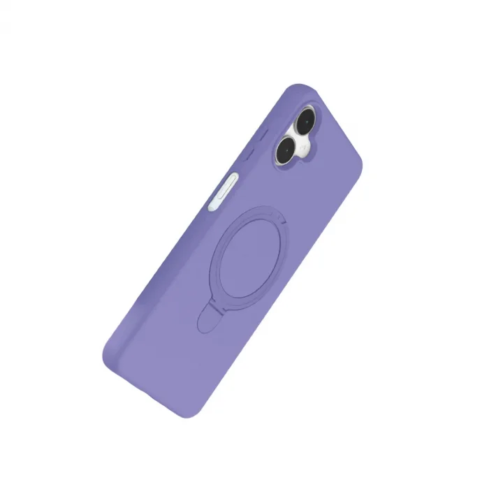 Samsung Galaxy A06 Regal Magsafe Standlı Kapak - Lila