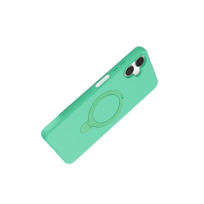 Samsung Galaxy A06 Regal Magsafe Standlı Kapak - Yeşil