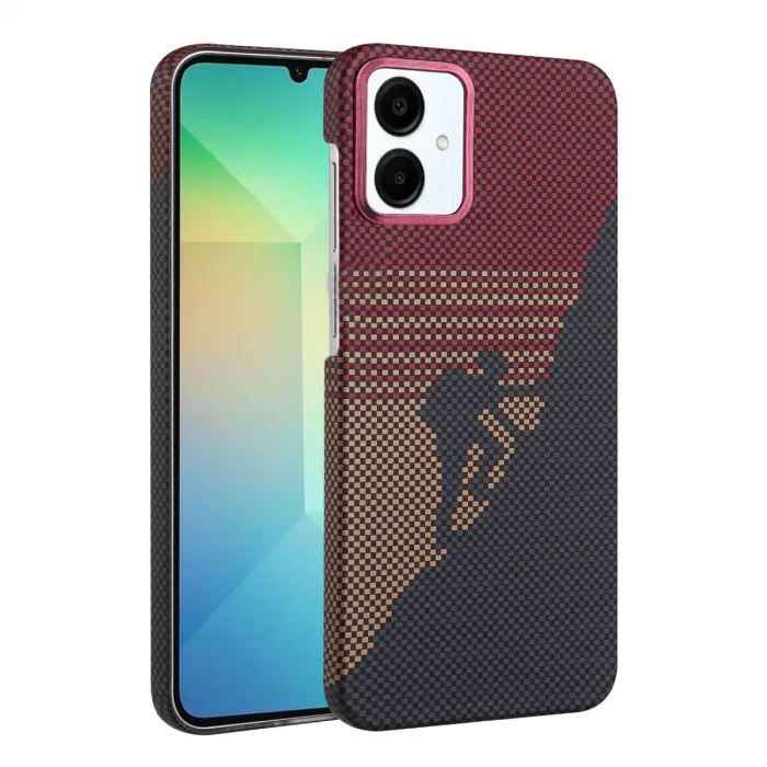 Samsung Galaxy A06 Vega Magsafe Kapak - Kırmızı