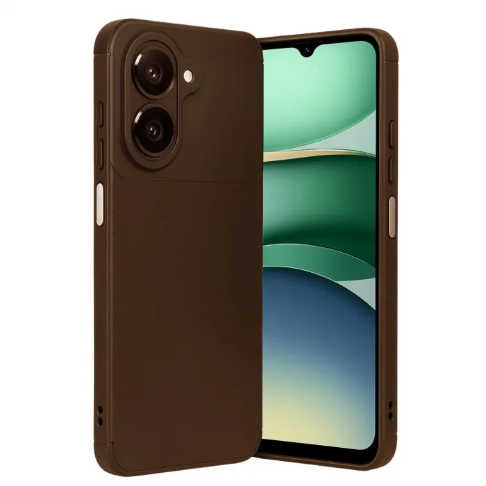 Samsung Galaxy A07 4g Auto Focus Karbon Kapak - Kahverengi