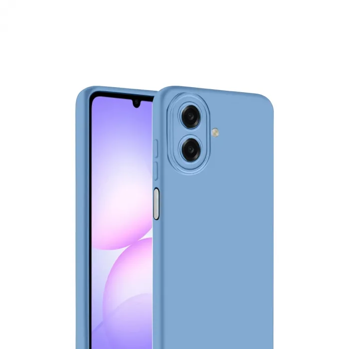 Samsung Galaxy A07 4g First Silikon - Mavi