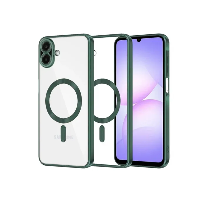 Samsung Galaxy A07 4g Kross Magneticsafe Kapak - Koyu Yeşil