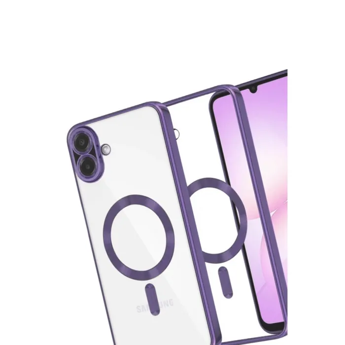 Samsung Galaxy A07 4g Kross Magneticsafe Kapak - Mor