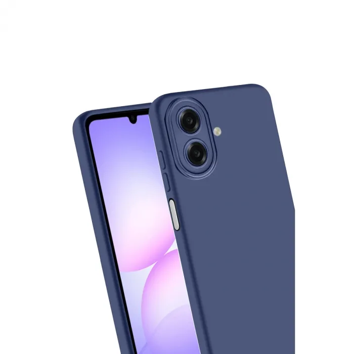 Samsung Galaxy A07 4g Nano İçi Kadife Silikon - Lacivert