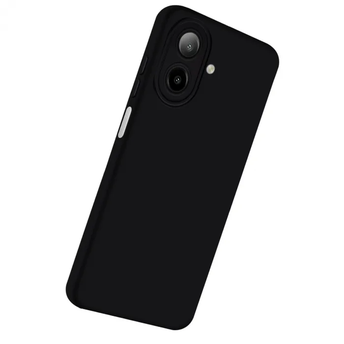 Samsung Galaxy A07 4g Nano İçi Kadife Silikon - Siyah